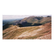 Montering Snowdon Hälsningskort Med Foto