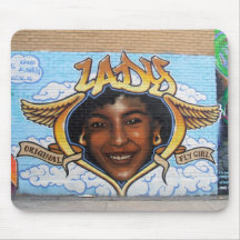 Montreal grafitti Mousepad Mus Mattor