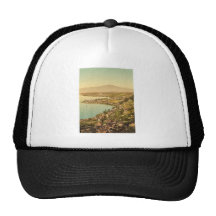Montreux och Clarens, Geneve sjö, Schweitz vi Trucker Keps