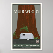 Monument 1 för Muir skogenmedborgare Posters