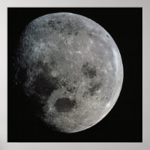 Moon som beskådas från Apollo 8 Affischer