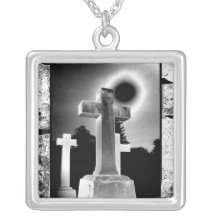 Moonlight Cross Custom Necklace