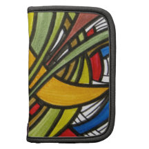 Moonset - Abstract Art Folio Planner