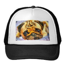 Mops Oscar Trucker Kepsar