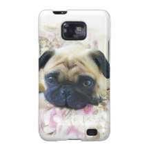 Mopshund Galaxy S2 Skydd
