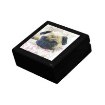 Mopshund Prydnadslåda