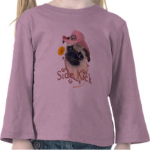 Mopssidan sparkar t-shirt