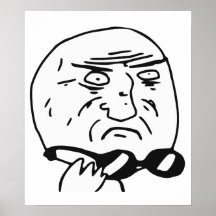 Mor av tecknaden Meme för gudursinneansikte Posters