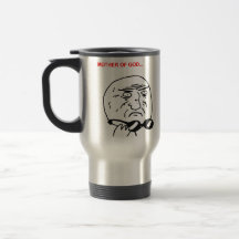 Mor av tecknaden Meme för gudursinneansikte Kaffe Koppar
