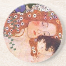 Mor och barn vid Klimt Underlägg