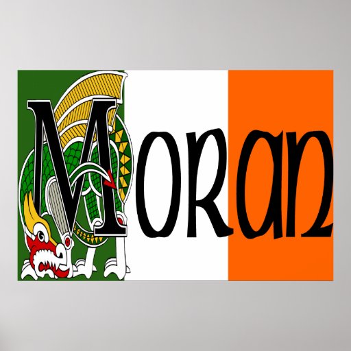 Moran Celtic draketryck Print