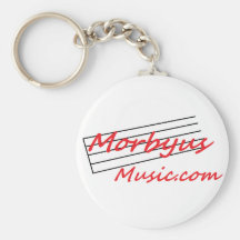Morbyus musik Keychain Nyckel Ringar
