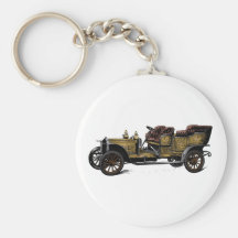 Morfar bil Keychain Nyckelring