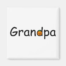 Morfar Halloween Magnet För Kylskåp