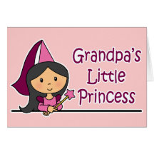 Morfar lite Princess Kort