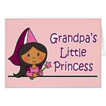 Morfar lite Princess Kort