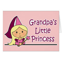Morfar lite Princess Kort