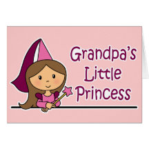 Morfar lite Princess Kort