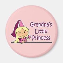 Morfar lite Princess Magneter