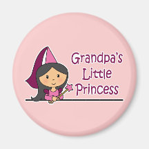 Morfar lite Princess Magneter För Kylskåp