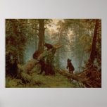 Morgon i en grässkog, 1889 affisch