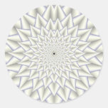 Morgonstjärna - Fractalkonst Klistermärke
