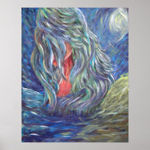 "Morjord" tryck Posters