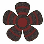 mörk blomma cut outs