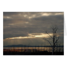 mörk himmel hälsningskort