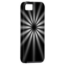 Mörk rostfritt stål Starburst iPhone 5 Case-Mate Skal