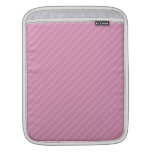 Mörka rosa Diagonalrandar. Modell Sleeves För iPads