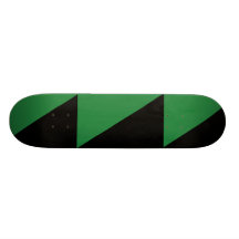 Mörkare grönt och svart, politiska Colombia Skate Board Deck