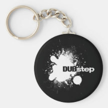 Mörkt Dubstep stänk Nyckelringar