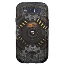 Mörkt industriellt fodral för gamer för Steampunk  Galaxy S3 Fodral
