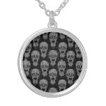 Mörkt Zombieapokalypsmönster Skräddarsydda Halsband
