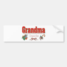 Mormor den nästa bäst saken till Santa Bildekal