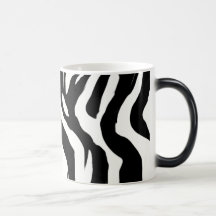 Morphing mugg för sebra