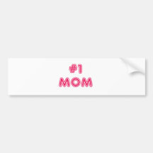 Mors dag för mamma #1 bildekal