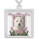 Mors dag - rosa tulpan - Westie Hängsmycke