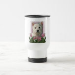 Mors dag - rosa tulpan - Westie Kaffe Muggar