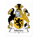 Morton familjvapensköld vykort