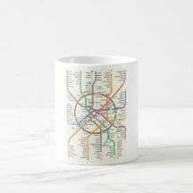 MOSCOW METROTUNNELBANA MUGG