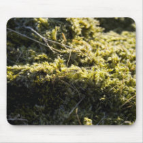Mossy grönt musmattor