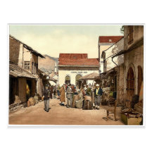 Mostar Cafe Luft, Herzegowina, Austro-Ungern mag Vykort