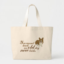 motivation-du kan inte undervisa en gammal hund ny tote bags