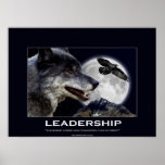 Motivational affisch för ledarskap