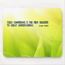 Motivational citationstecken Mousepad för självför Mus Mattor