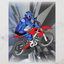 Motocross 204 flygblad designs
