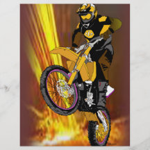 Motocross 404 flygblad designs