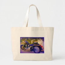 Motorcykel Harley-FatBoy-1998 Tote Bags